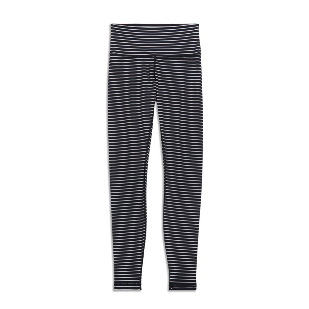 Lululemon Parallel Stripe Black White Wunder Under